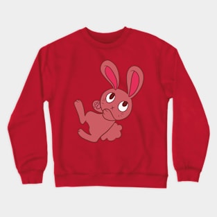 Cute Brown Bunny Crewneck Sweatshirt